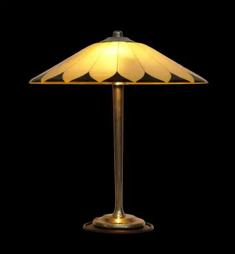 Original Art Deco Tischleuchte "VALIANT" 1930 Lampe Schreibtischlampe