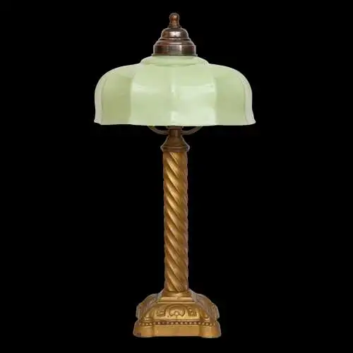 Orig. Wiener Jugendstil Kaffeehausleuchte "SCHÖNBRUNN" Messinglampe Einzelstück