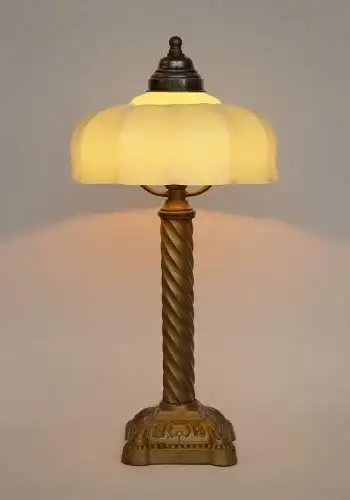 Orig. Wiener Jugendstil Kaffeehausleuchte "SCHÖNBRUNN" Messinglampe Einzelstück