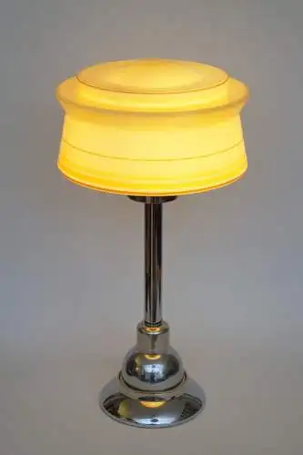 Art Deco Schreibtischleuchte "NOVA RELIANT" Midcentury Unikat Chrom Lampe