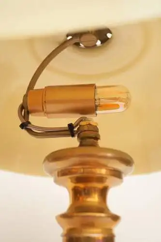 Wiener Jugendstil Kaffeehausleuchte "SALZBURG" Messinglampe Einzelstück