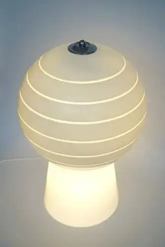 Midcentury moderne design lampe de table "THE CIRCLE" pièce unique Scandinavian