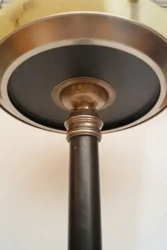 Art Deco Schreibtischleuchte "NORMANDIE" Messinglampe Tischlampe Unikat 74cm