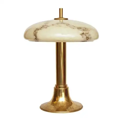 Art Déco Lampe de bureau "KING GEORGE" Lumières en laiton Berlin Lunette de table Unikat