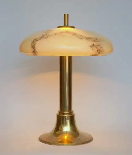 Art Déco Lampe de bureau "KING GEORGE" Lumières en laiton Berlin Lunette de table Unikat