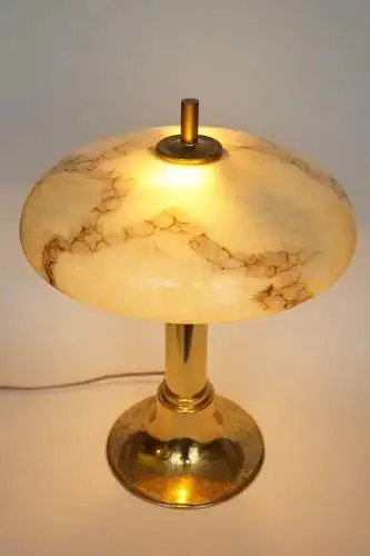 Art Déco Lampe de bureau "KING GEORGE" Lumières en laiton Berlin Lunette de table Unikat