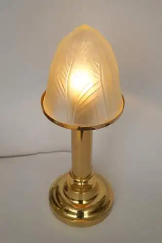 Art Deco Schreibtischleuchte "COUNT"  Messinglampe Berlin Tischlampe Unikat