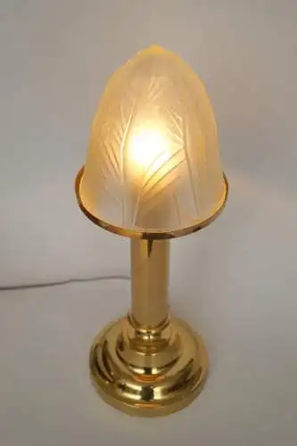 Art Déco lampe de bureau "COUNT" lampe en laiton Berlin lampe pour table Unikat