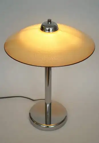 Art Deco Schreibtischleuchte "RIVERIA"  Chrom Unikat Tischlampe Unikat