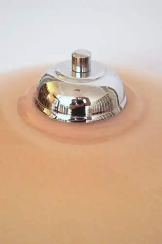 Art Deco Schreibtischleuchte "RIVERIA"  Chrom Unikat Tischlampe Unikat