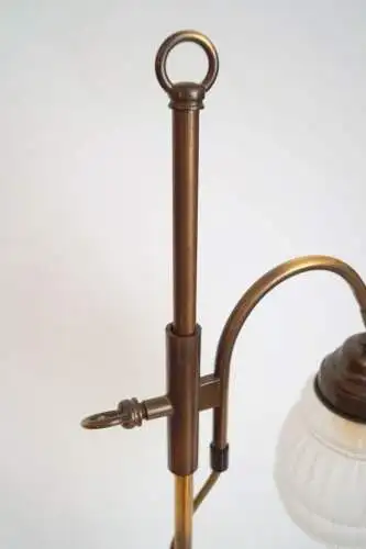 Klassische Jugendstil Leseleuchte Messinglampe Berlin Kontorlampe Tischlampe