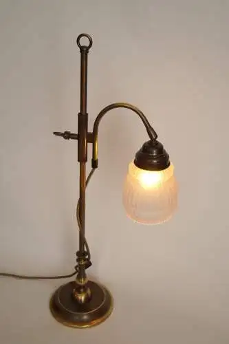 Lampe de lecture classique Art Nouveau Lustre en laiton Berlin Lumières de table
