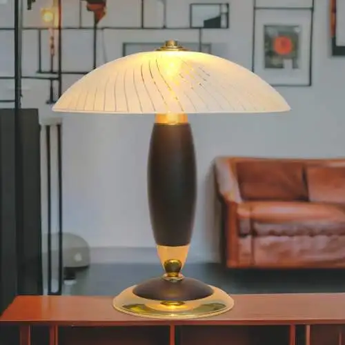 Art Déco Design Lampe en laiton "HÔTELS" LED de bureau lampe 80 Unikat