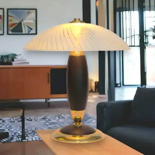 Art Déco Design Lampe en laiton "HÔTELS" LED de bureau lampe 80 Unikat