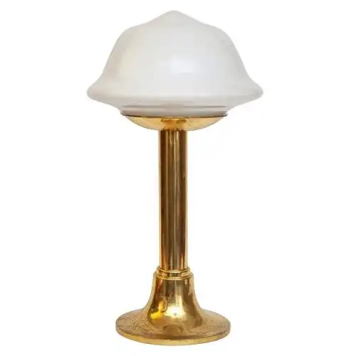 Art Deco Design Messinglampe "BERLIN BRIGHT" Schreibtischleuchte Lampe 80er