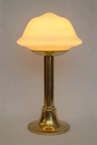 Art Deco Design Messinglampe "BERLIN BRIGHT" Schreibtischleuchte Lampe 80er