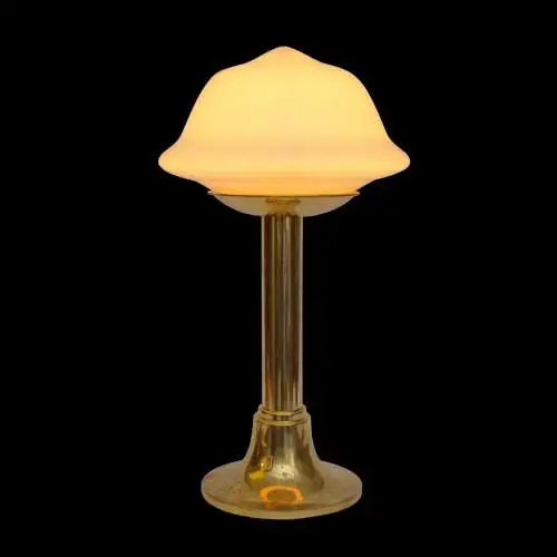 Art Deco Design Messinglampe "BERLIN BRIGHT" Schreibtischleuchte Lampe 80er