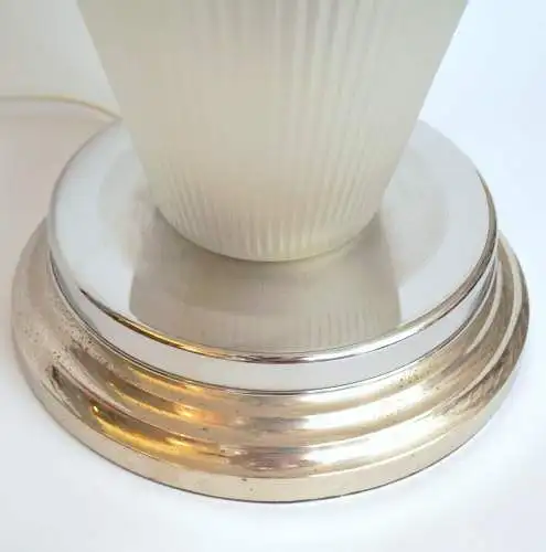 1950s Art Deco Tischleuchte "AMERICAN DINER" Unikat Lampe Tischlampe Kiosk