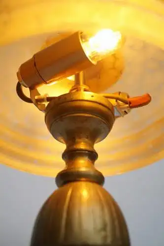 Art Deco Tischleuchte "BRISTOL" Messinglampe Berlin Einzelstück Unikat Lampe