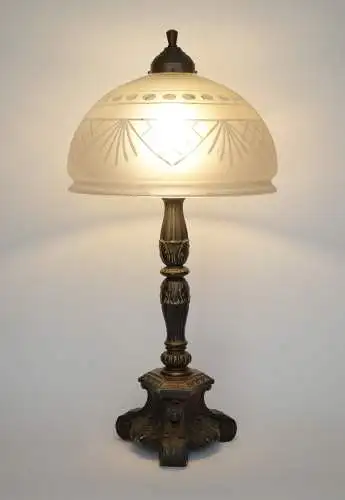 Original Jugendstil Schreibtischleuchte "BLACK DIAMOND" Tischlampe Lampe