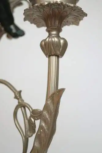 Große Jugendstil Wandleuchte "GREEN CHERUB" Putto Wandlampe Engel