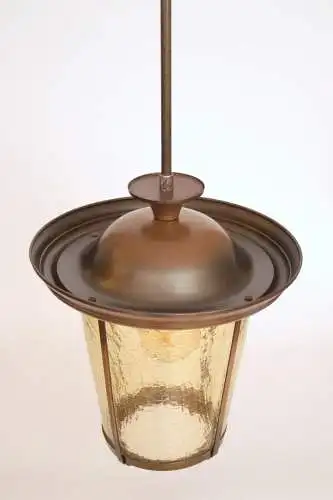 Art Deco Lampe Deckenleuchte Flurlampe Laterne Eingang Messinglampe 1930 4Stk.