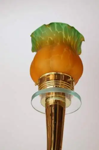 2 x Jugendstil Wandleuchte Wandlampe "CONCORDIA" Messinglampe