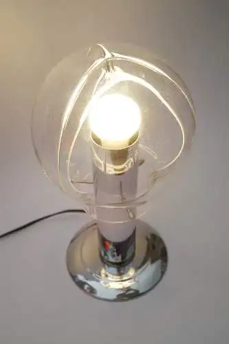 Design Tischlampe "ZUCCHERI" 60er Jahre Tischlampe Membrane Murano Space Age