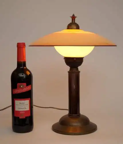 Art Deco Tischleuchte ""MARBLE DESK" Unikat Tischlampe Lampe Schreibtisch