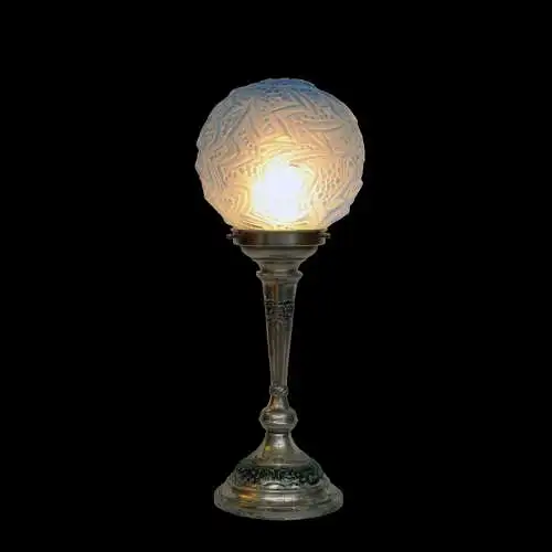 Original Art Deco Tischleuchte "BLUESY" 1920 Tischlampe Lampe Schreibtisch