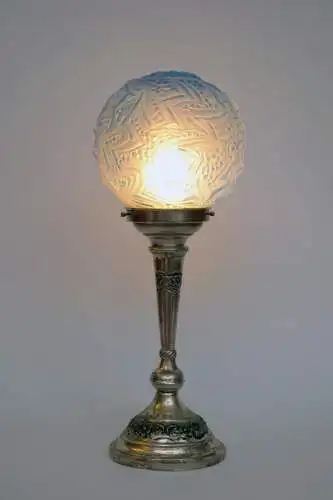 Original Art Deco Tischleuchte "BLUESY" 1920 Tischlampe Lampe Schreibtisch