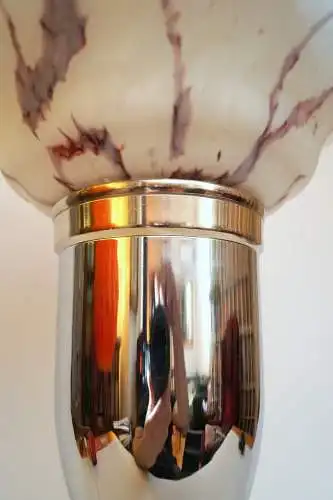 Design Bauhaus Art Deco Tischleuchte "JETTE" Unikat Tischlampe Schreibtischlampe