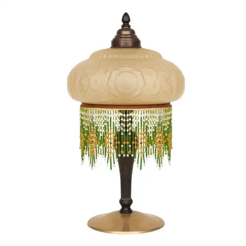 Original Jugendstil Schreibtischleuchte Messinglampe 1920 Tischleuchte