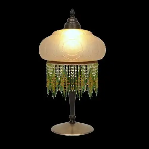 Original Jugendstil Schreibtischleuchte Messinglampe 1920 Tischleuchte