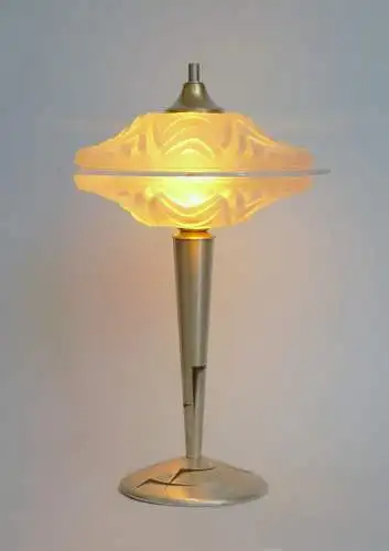 Art Deco Schreibtischlampe "N.C.Y. CLIPPER" Unikat Ikora Tischlampe Sammler