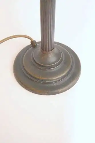 Berliner Jugendstil Art Deco Messinglampe "ZISTERNE" Tischleuchte Lampe