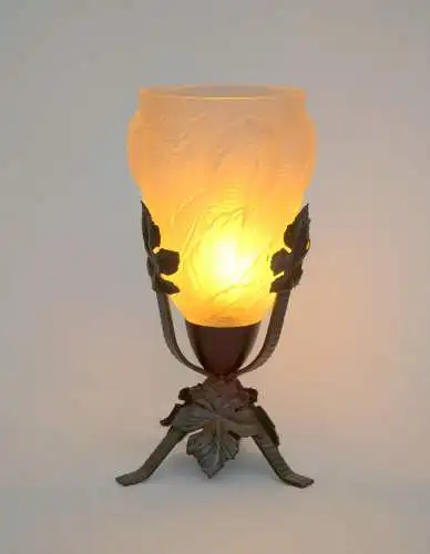 Original Art Deco Tischlämpchen Tischlampe "QUEEN OF THE NIGHT" 1910