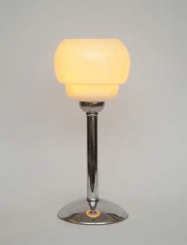 Art Deco Chromlampe Schreibtischleuchte "INDIANAPOLIS" Einzelstück Lampe