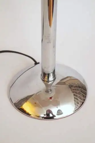 Art Deco Chromlampe Schreibtischleuchte "INDIANAPOLIS" Einzelstück Lampe