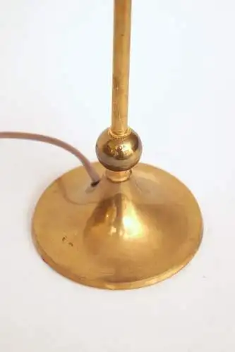 Art Deco Messinglampe "HERA" Tischleuchte Unikat Lampe Tischfluter