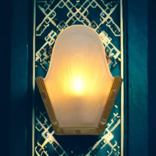 Art Deco Wandlampe "PHARAO" klassisch Messinglampe Wandleuchte 3 Stk. verfg.