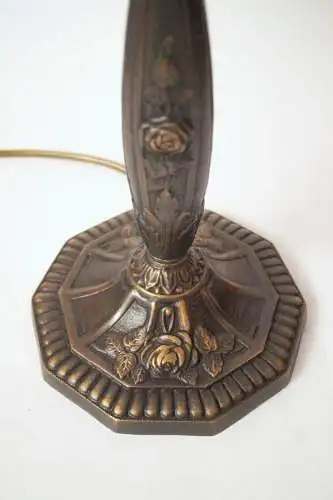 Klassische Jugendstil Art Deco Messing Tischlampe Messinglampe Unikat Berlin