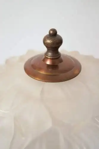 Klassische Jugendstil Art Deco Messing Tischlampe Messinglampe Unikat Berlin