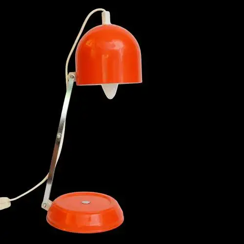 Kleine Gelenklampe 60/70er Jahre Nachttisch Vintage Space Age Lampe Schreibtisch