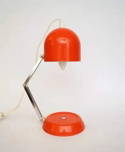 Kleine Gelenklampe 60/70er Jahre Nachttisch Vintage Space Age Lampe Schreibtisch