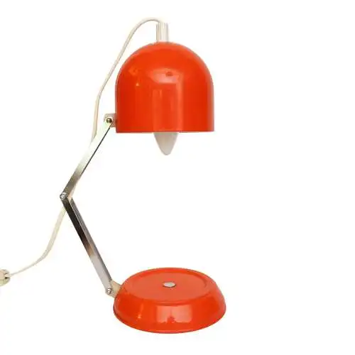 Kleine Gelenklampe 60/70er Jahre Nachttisch Vintage Space Age Lampe Schreibtisch