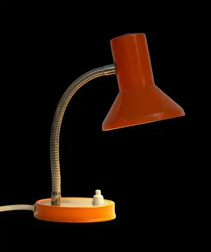 Kleine Schreibtischlampe 60/70 er Jahre Nachttisch Vintage Space Age Lampe