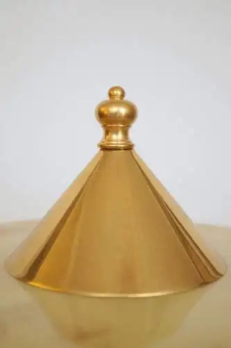 Art Deco Schreibtischleuchte "ORION" Messinglampe Unikat Tischlampe