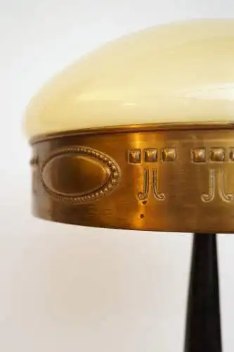 Art Deco Schreibtisch Lampe ca. 1930 "CONSUELA" original Tischlampe Messing