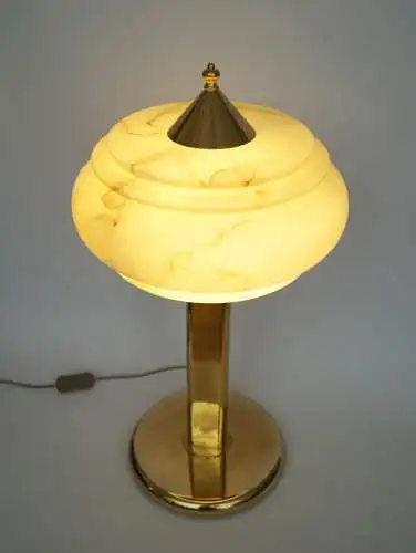 Art Deco Schreibtischleuchte "ORION" Messinglampe Unikat Tischlampe